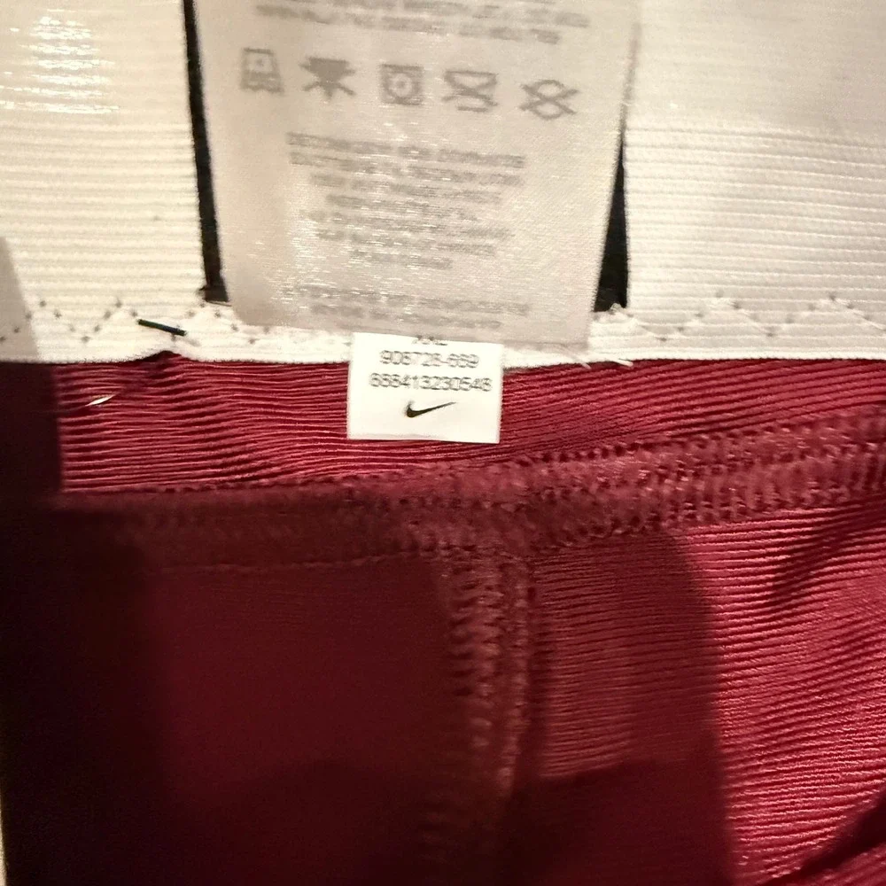 NWT Nike Mens‎ Football Integrated Padded Pants Maroon Burgundy 908728-669 XXL